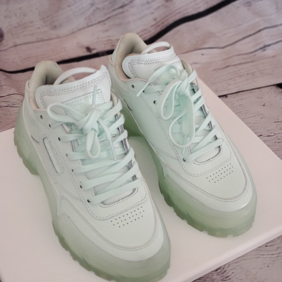 Reebok Other - Reebox Cardi B Aqua Dust size 4.5 Big girl